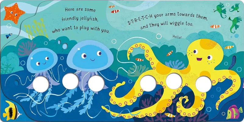 Fingerwiggly Octopus (Usborne) (Felicity Brooks)-Nonfiction: 學前基礎 Preschool Basics-買書書 BuyBookBook