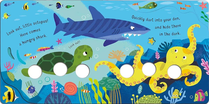 Fingerwiggly Octopus (Usborne) (Felicity Brooks)-Nonfiction: 學前基礎 Preschool Basics-買書書 BuyBookBook