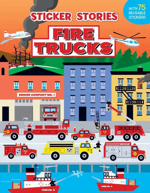 Fire Trucks-Children’s interactive and activity books and kits-買書書 BuyBookBook