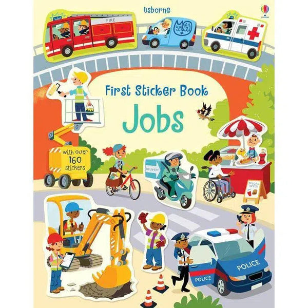 First Sticker Book Jobs Usborne