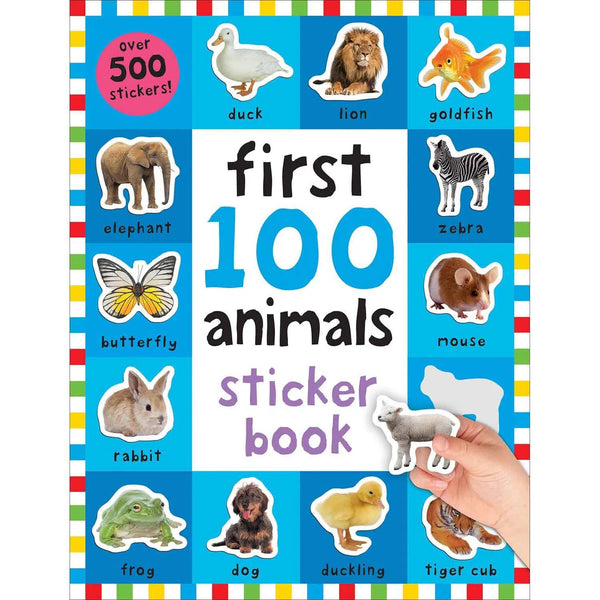 First 100 Stickers - Animals (Paperback) Priddy