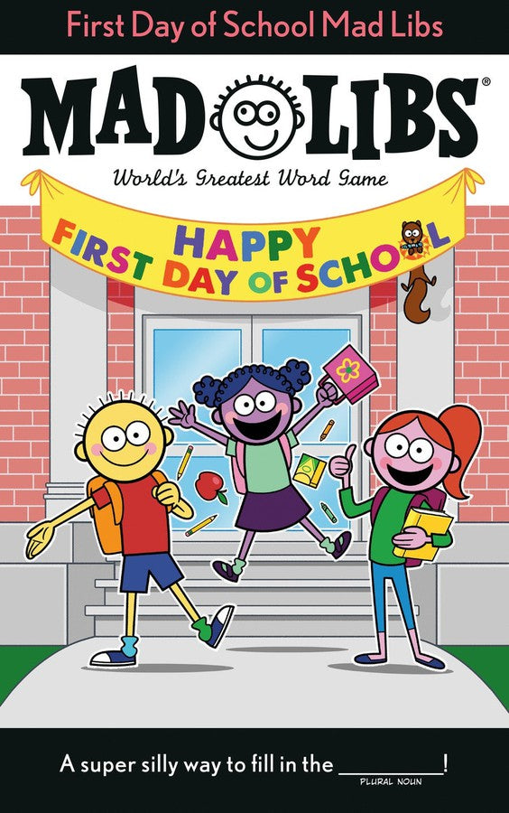 First Day of School Mad Libs-Children’s interactive and activity books and kits-買書書 BuyBookBook