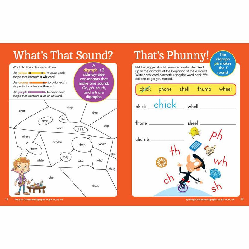 First Grade Phonics and Spelling (Highlights) PRHUS