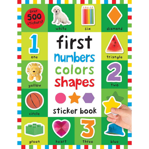 First Numbers, Colors, Shapes Sticker Book (Paperback) Priddy