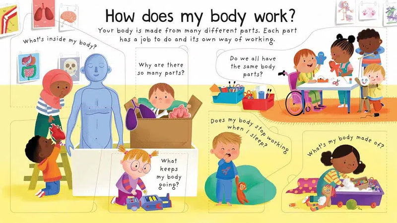 First Questions and Answers How Does My Body Work? (Matthew Oldham)-Nonfiction: 常識通識 General Knowledge-買書書 BuyBookBook