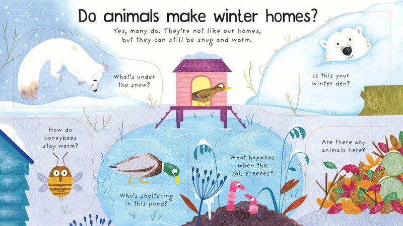 First Questions and Answers : Where Do Animals Go in Winter?-Nonfiction: 學前基礎 Preschool Basics-買書書 BuyBookBook