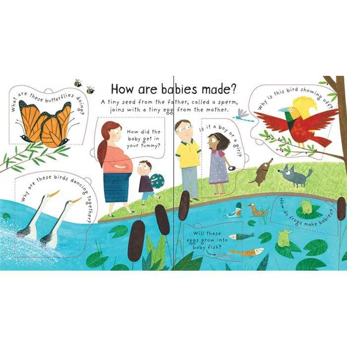 First Questions and Answers Where do babies come from? Usborne