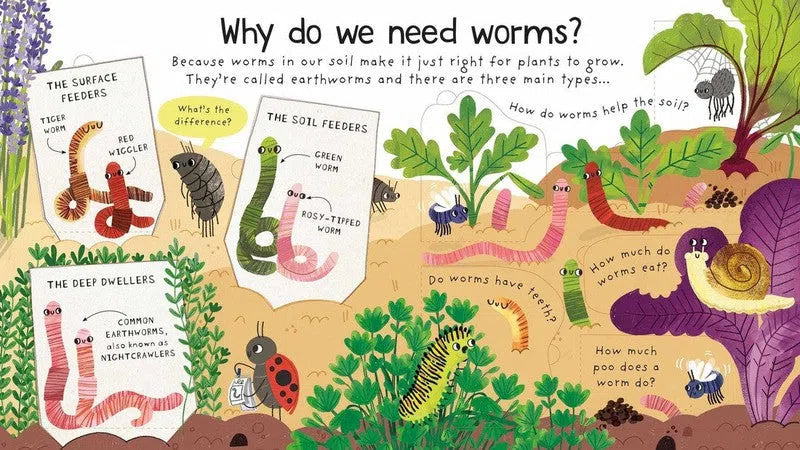 First Questions and Answers Why do we need Worms?-Nonfiction: 學前基礎 Preschool Basics-買書書 BuyBookBook