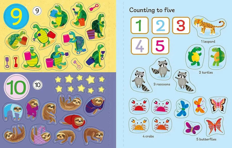 First Sticker Book 123 (Alice Beecham) (With over 190 stickers)-Activity: 繪畫貼紙 Drawing & Sticker-買書書 BuyBookBook