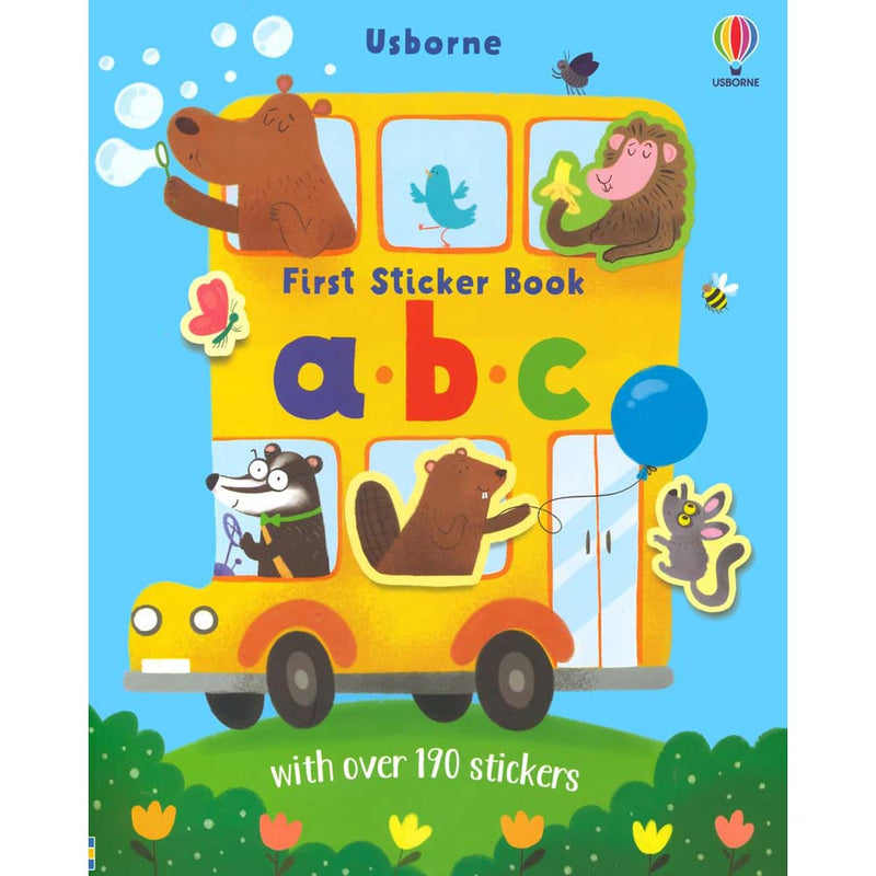 First Sticker Book Abc (Alice Beecham) (With over 190 stickers)-Activity: 繪畫貼紙 Drawing & Sticker-買書書 BuyBookBook