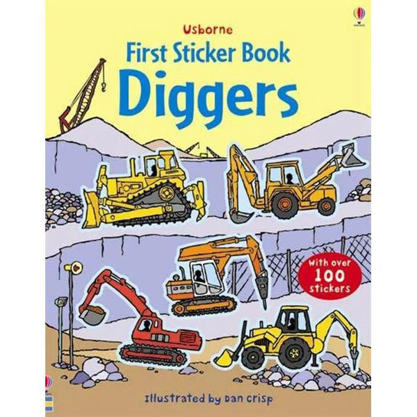 First Sticker Book Diggers Usborne