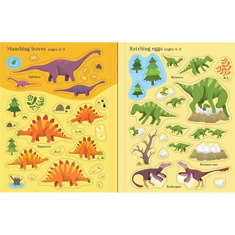 First Sticker Book Dinosaurs Usborne