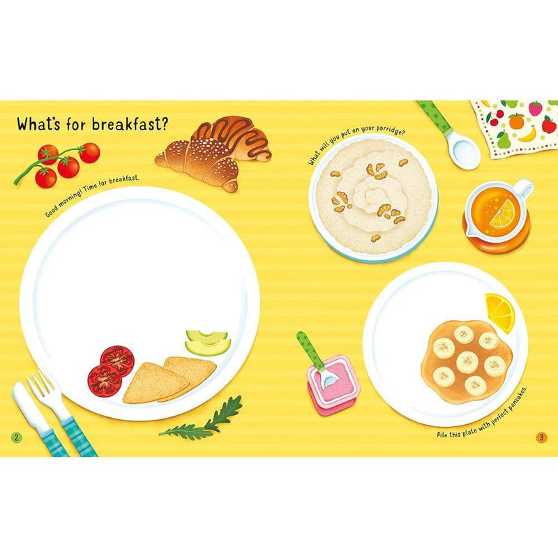 First Sticker Book Mealtime Usborne