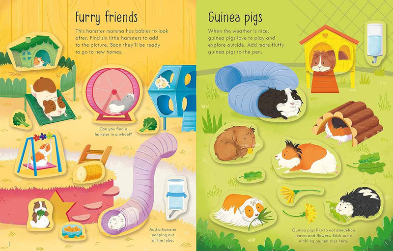 First Sticker Book Pets (Kristie Pickersgill)-Activity: 繪畫貼紙 Drawing & Sticker-買書書 BuyBookBook