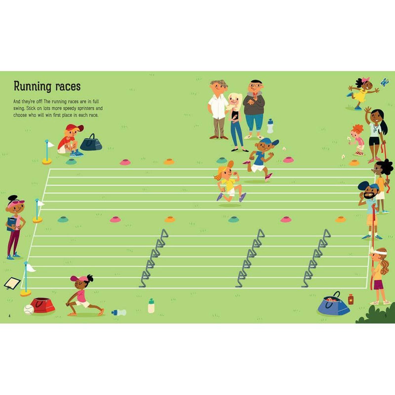 First Sticker Book Sports Day Usborne