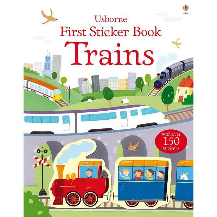 First Sticker Book Trains Usborne