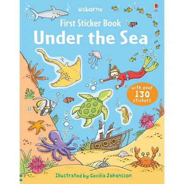 First Sticker Book Under the Sea Usborne