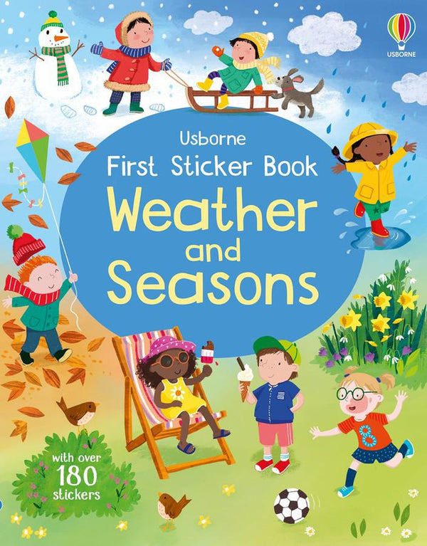 First Sticker Book Weather and Seasons-Children’s interactive and activity books and kits-買書書 BuyBookBook