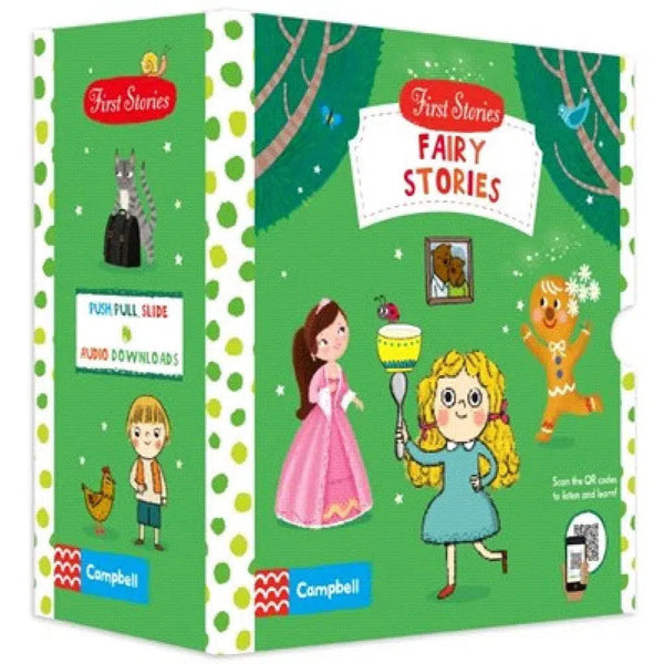 First Stories: Fairy Stories 5-book QR slipcases-Fiction: 經典傳統 Classic & Traditional-買書書 BuyBookBook