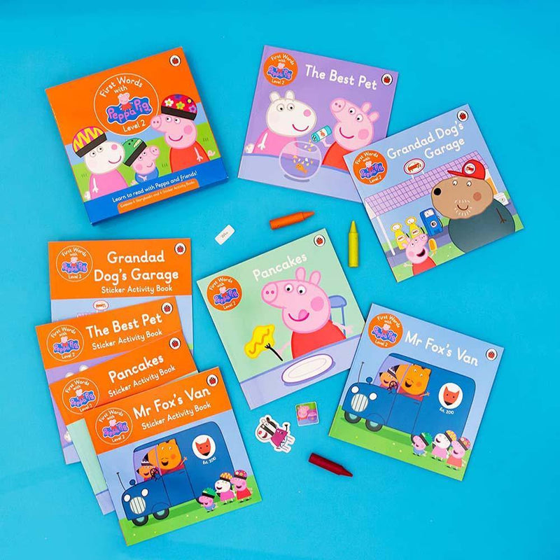 First Words with Peppa Level 2 Box Set (8 Books) Penguin UK