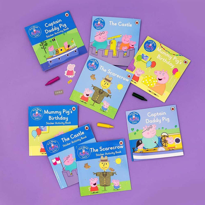 First Words with Peppa Level 3 Box Set (8 Books) Penguin UK