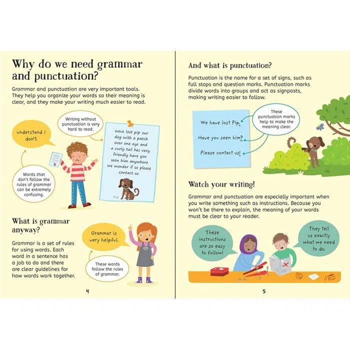 First illustrated grammar and punctuation Usborne