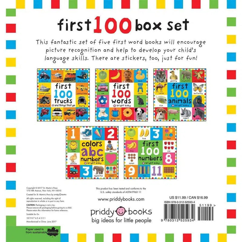 First 100 Book Collection (5 Book) Priddy