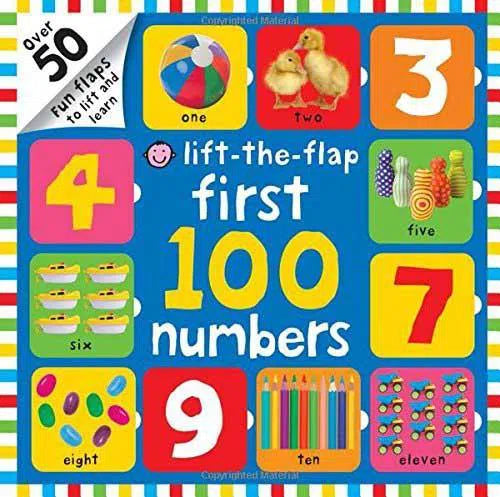 First 100 Lift-the-Flap - Numbers (Board Book) Priddy