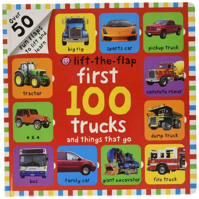 First 100 Lift-the-Flap - Trucks and Things That Go (Board Book) Priddy