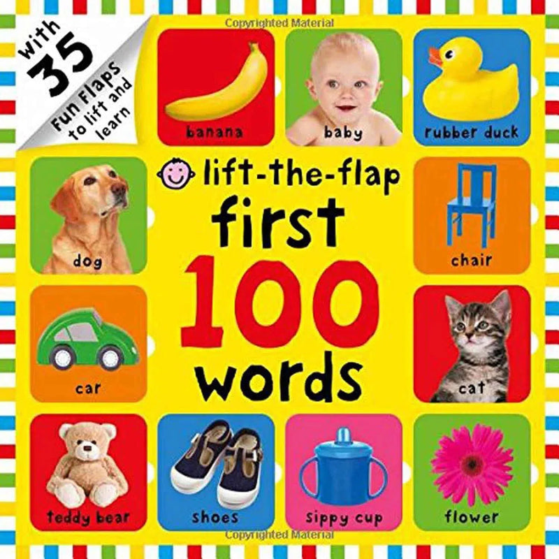 First 100 Lift-the-Flap - Words (Board Book) Priddy