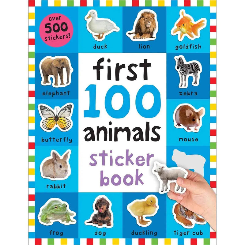 First 100 Stickers - Animals (Paperback) Priddy