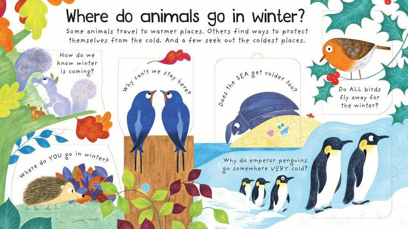 First Questions and Answers : Where Do Animals Go in Winter?-Nonfiction: 學前基礎 Preschool Basics-買書書 BuyBookBook