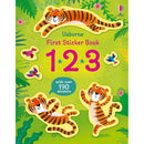 First Sticker Book 123 (Alice Beecham) (With over 190 stickers)-Activity: 繪畫貼紙 Drawing & Sticker-買書書 BuyBookBook