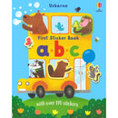 First Sticker Book Abc (Alice Beecham) (With over 190 stickers)-Activity: 繪畫貼紙 Drawing & Sticker-買書書 BuyBookBook
