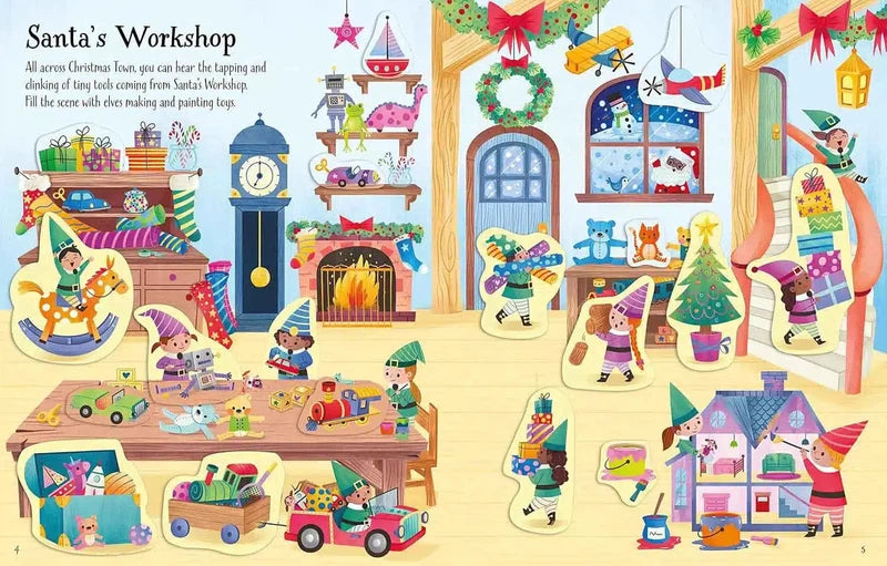 First Sticker Book Christmas (Alice Beecham) (With over 150 stickers)-Activity: 繪畫貼紙 Drawing & Sticker-買書書 BuyBookBook
