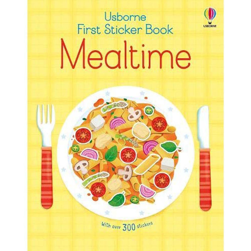 First Sticker Book Mealtime Usborne