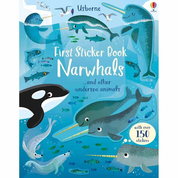 First Sticker Book Narwhals Usborne