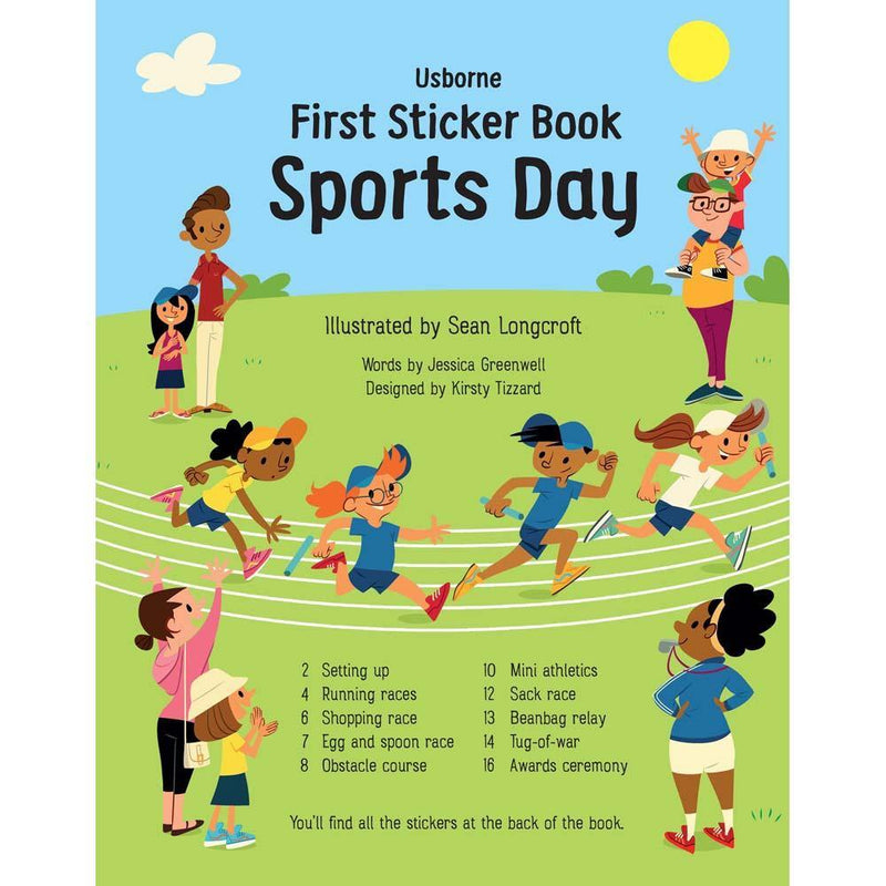 First Sticker Book Sports Day Usborne