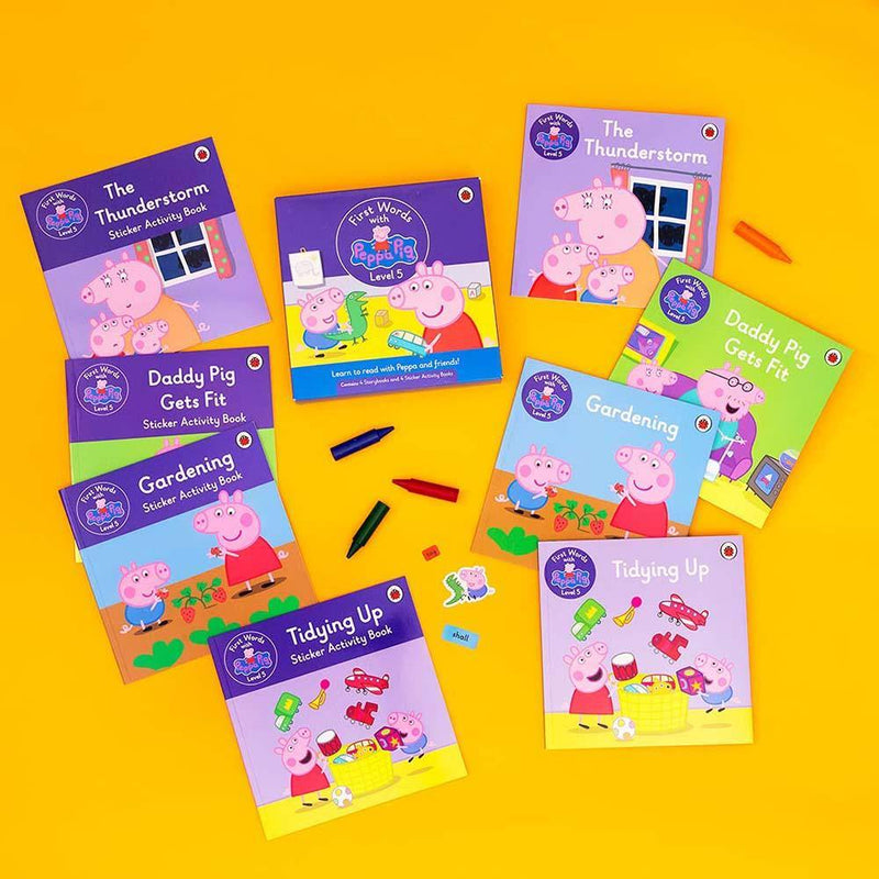 First Words with Peppa Level 5 Box Set (8 Books) Penguin UK