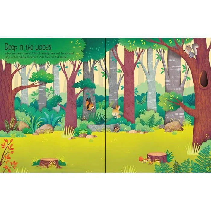 First Sticker Book Nature Usborne