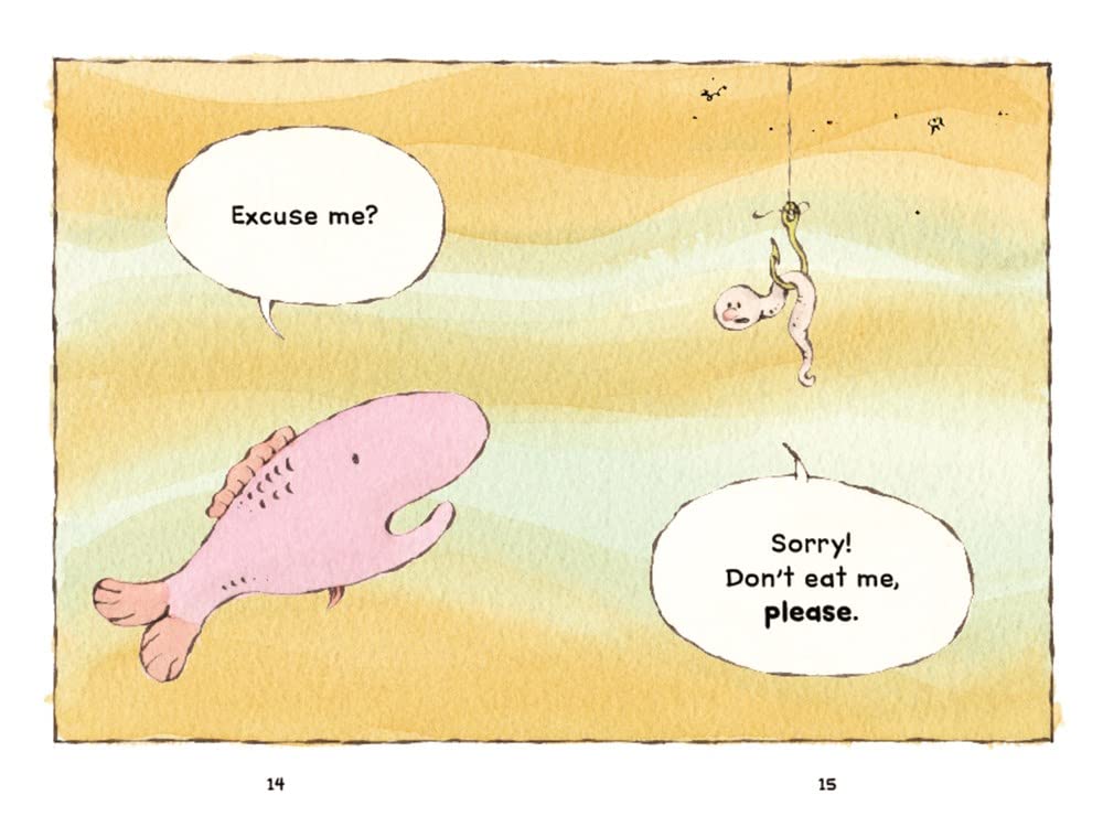 ICR: Fish and Worm (I Can Read! Comics L1) (Sergio Ruzzier)-Fiction: 橋樑章節 Early Readers-買書書 BuyBookBook