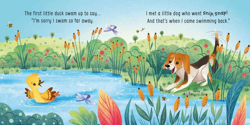 Little Board Book: Five little ducks went swimming one day - 買書書 BuyBookBook