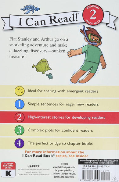 ICR: Flat Stanley and the Lost Treasure (I Can Read! L2)-Fiction: 橋樑章節 Early Readers-買書書 BuyBookBook