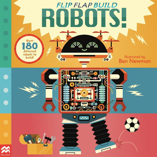 Flip, Flap, Build: Robots-Children’s picture books-買書書 BuyBookBook