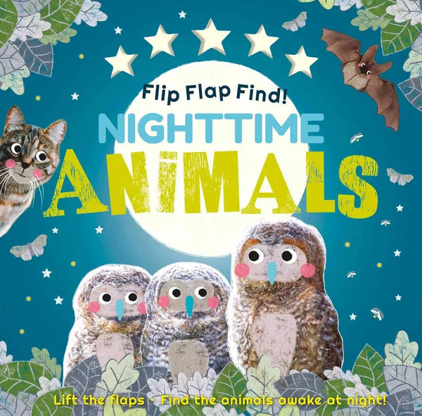 Flip Flap Find! Night-time Animals-Children’s interactive and activity books and kits-買書書 BuyBookBook