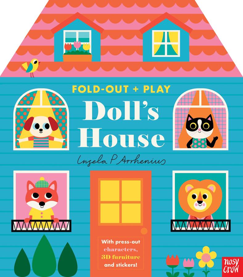 Fold-Out + Play: Doll's House-Children’s interactive and activity books and kits-買書書 BuyBookBook