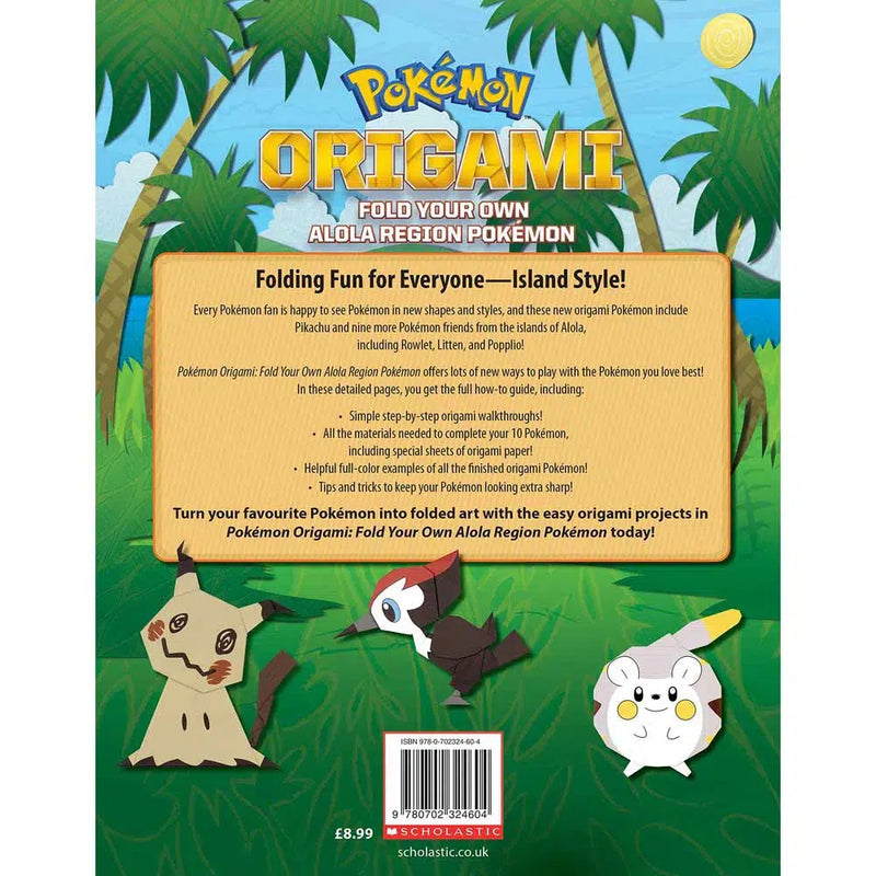 Fold Your Own Alola Region (Pokemon)(Nintendo)-Activity: 創作手工 Creating & Crafting-買書書 BuyBookBook