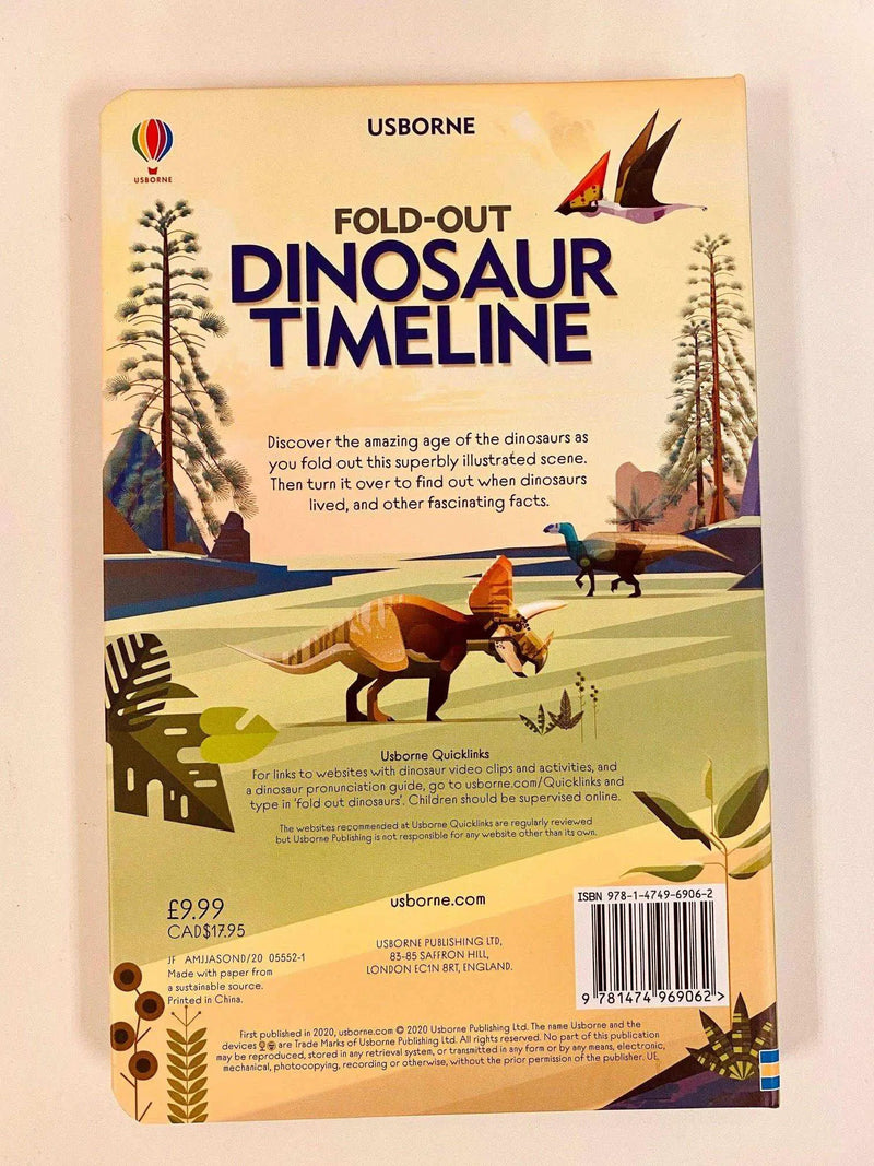 Fold-out Dinosaur Timeline Usborne