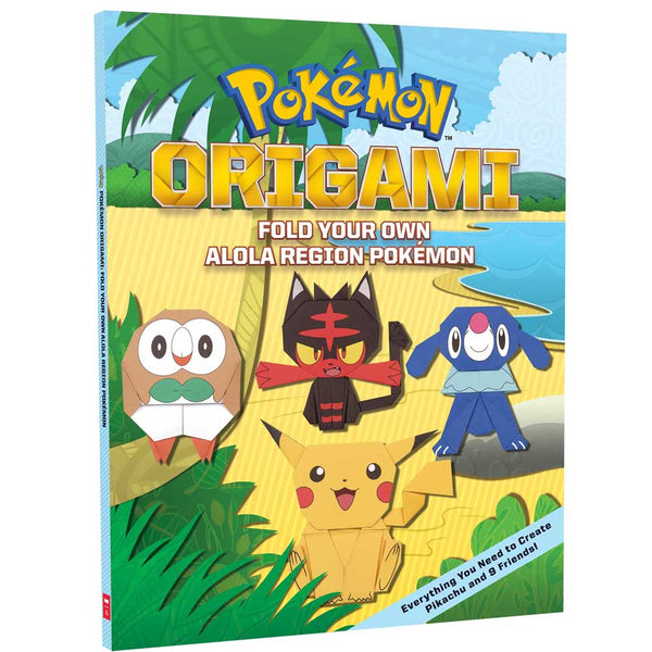 Fold Your Own Alola Region (Pokemon)(Nintendo)-Activity: 創作手工 Creating & Crafting-買書書 BuyBookBook