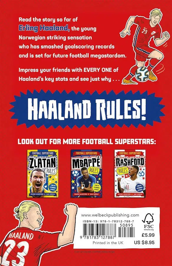 Football Superstars - Haaland Rules (Simon Mugford)-Nonfiction: 人物傳記 Biography-買書書 BuyBookBook